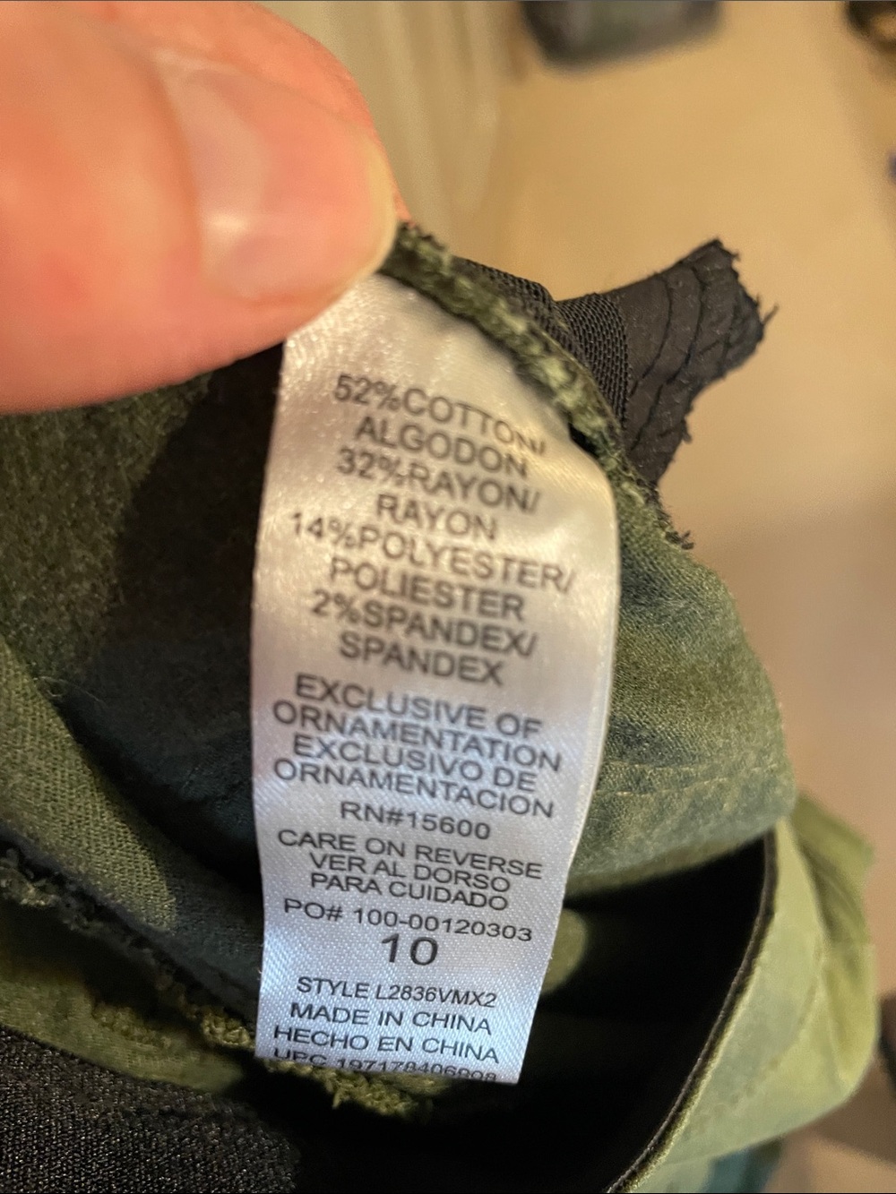 Wit & Wisdom Olive Straight-Leg Chinos - Picture 5 of 5